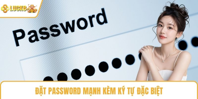 Đặt password mạnh kèm ký tự đặc biệt